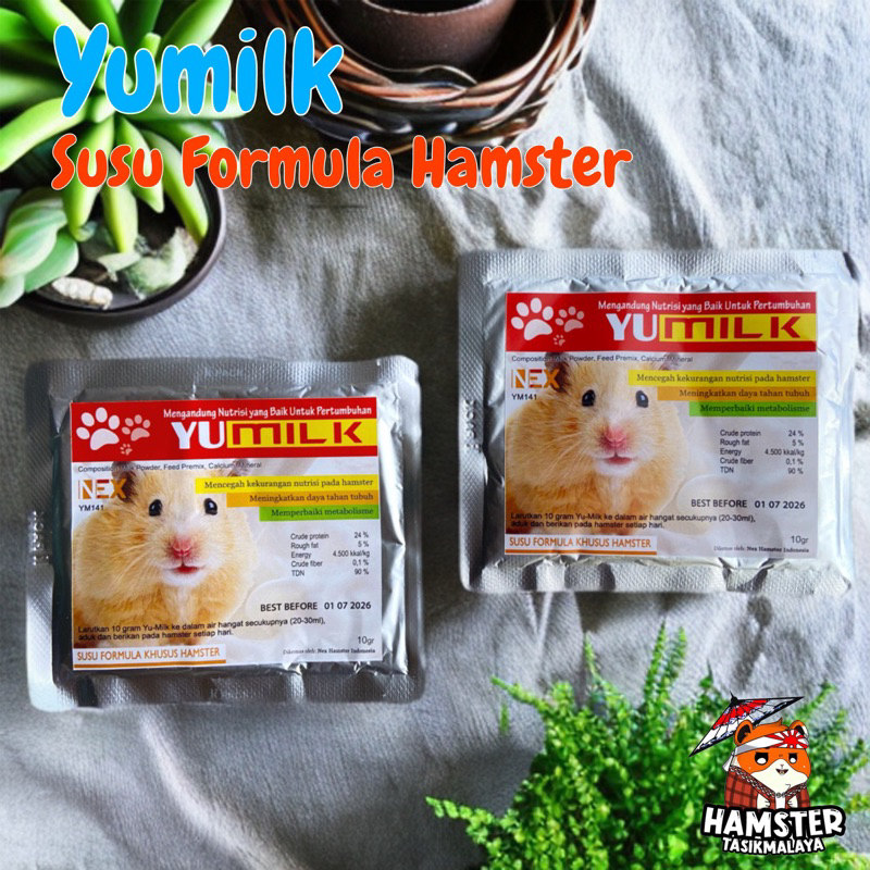 Yu Milk Susu Formula Hamster / Susu Untuk Bayi Hamster
