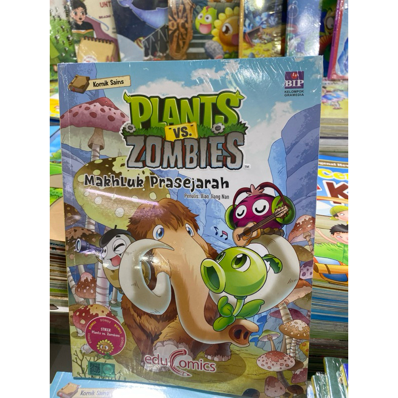 komik Sains Plants Zombie Makhluk Prasejarah