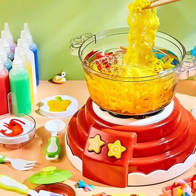 Kode S42Y Mainan Anak Hotpot Jelly Magical Magic Aqua Jelly Cooking Kompor Masak Masakan Set Edukasi Anak Perempuan Magical Jelly Waterscape