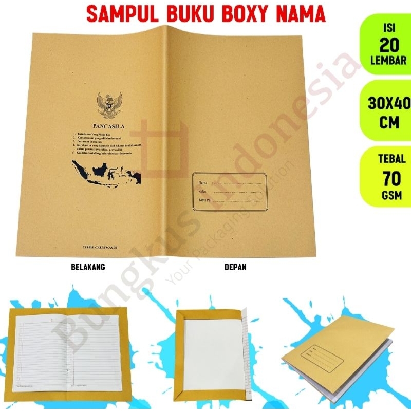 

Sampul Buku Coklat - Boxi Bigbos Isi 20 Lembar