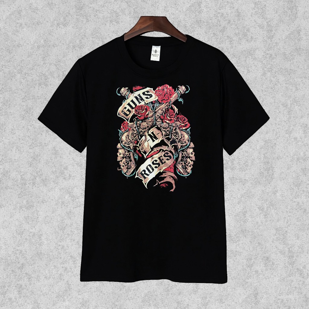 Kaos Band Rock Premium GUNS N ROSES / Premium T-shirt Rock Band GUNS N ROSES