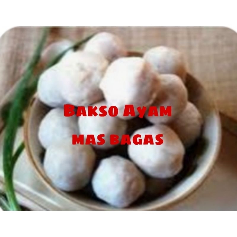 

Frozen Bakso Ayam "Mas Bagas" isi -+35 biji