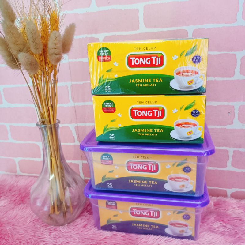 

Tong Tji Non Amplop Jasmine Tea 25's isi 2 Dus FREE Canister