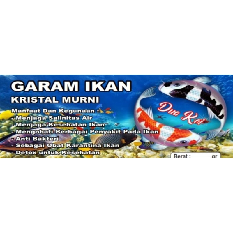 

GARAM IKAN/GARAM AQUARIS/GARAM KROSOK/GARAM IKAN AIR TAWAR/GARAM IKAN HIAS/GARAM IKAN KOI/GARAM IKAN NILA/GARAM IKAN PINDANG/GARAM UNTUK MANDI/GARAM KROSOK ASLI DARI KAUT/GARAM OBAT CAPAI ,,,KEMASAN 1000 GRAM