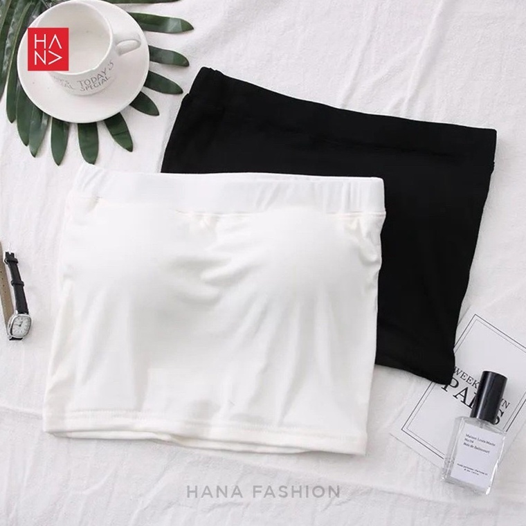 KODE G28O BOSKU OLSHOP  Tengtop Kemben Crop Tanpa Tali Bahan Spandek Halus Bisa Melar