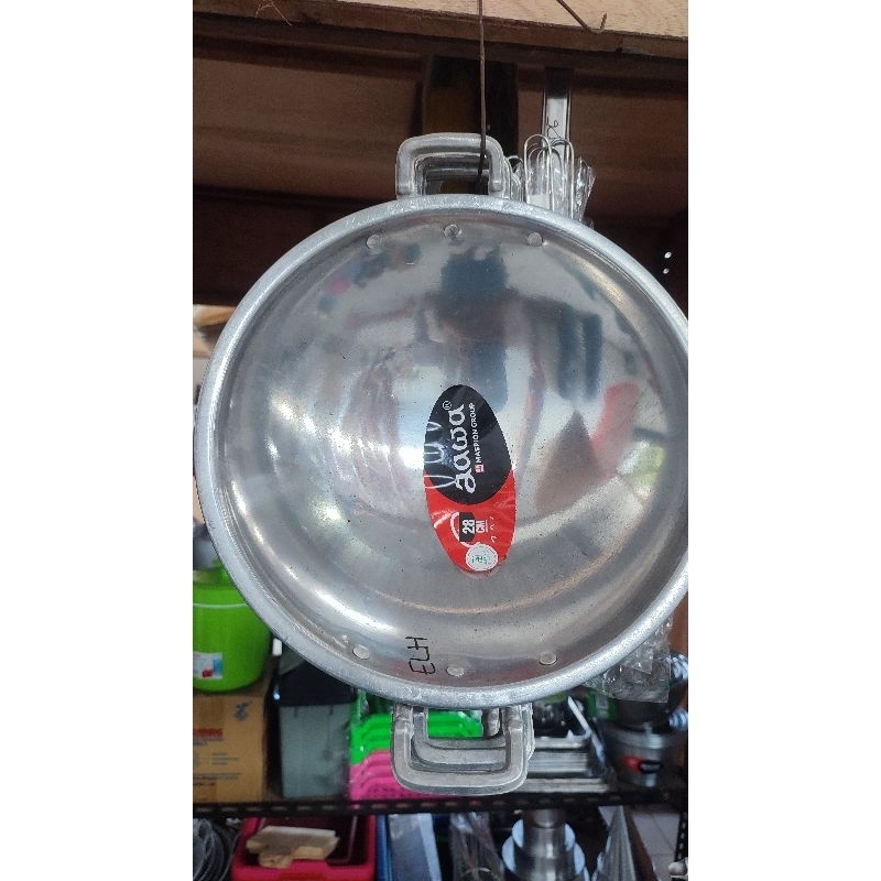 WAJAN JAWA ALMUNIUM PENGGORENGAN ANTI LENGKET