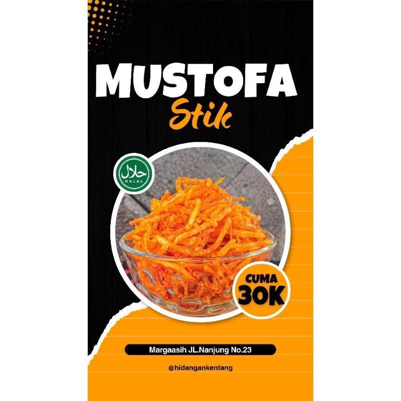 

Kentang Mustofa Hidangan Kentang Original - Krispi Tanpa MSG Kualitas Premium Terlaris Cabang Offline.