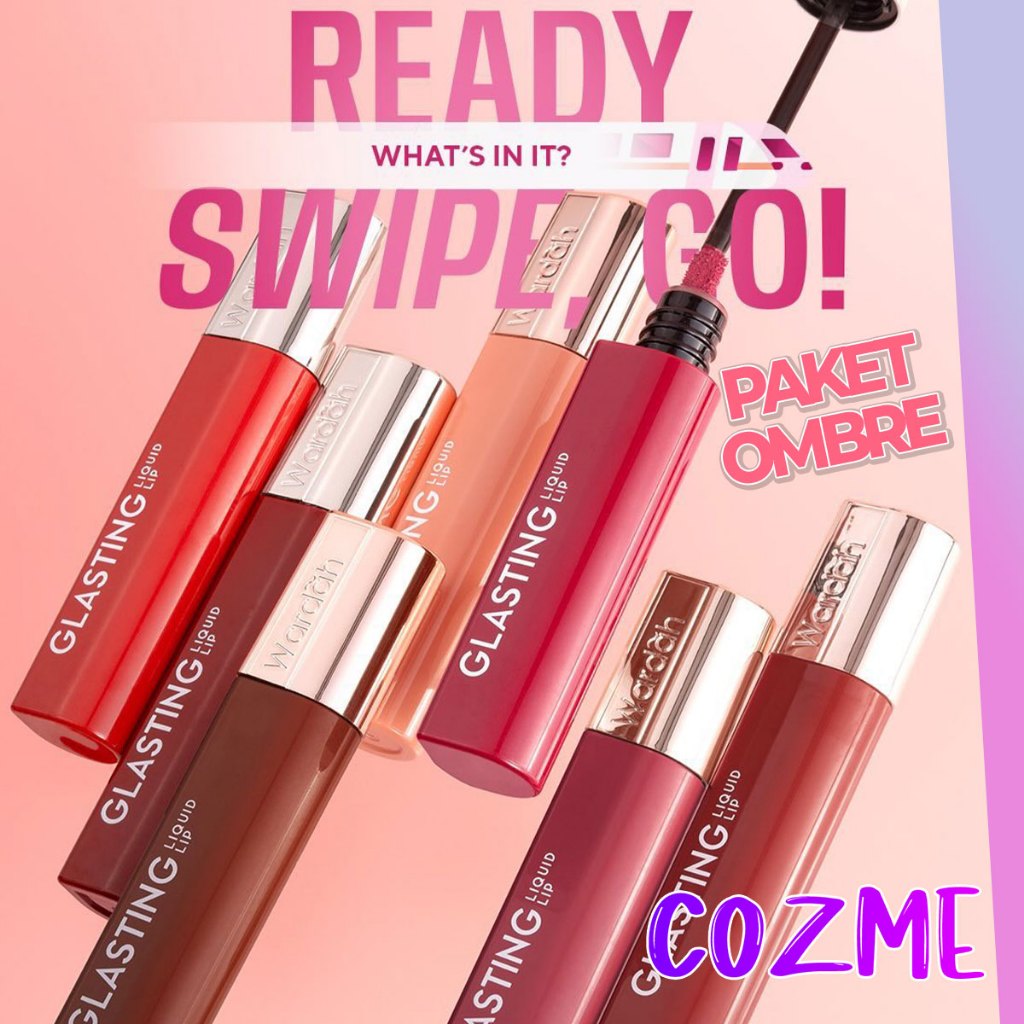WARDAH Paket Ombre Glasting Liquid Lip