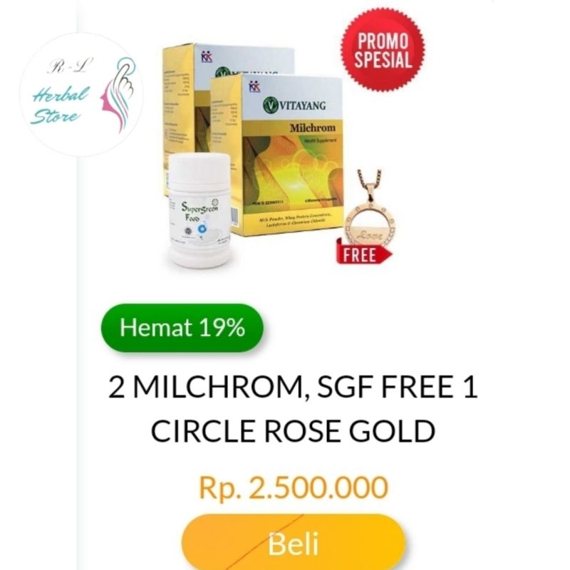 Vitayang Milchrom Diabetes Gula Darah Obesitas