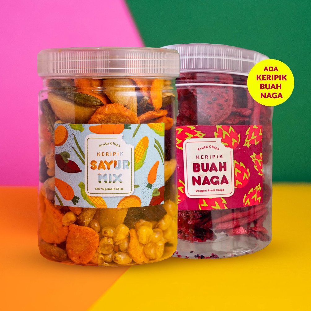 

MEGA APELICIOUS KERIPIK SAYUR MIX BUAH MIX TOPLES Wortel Okra Buncis Brokoli