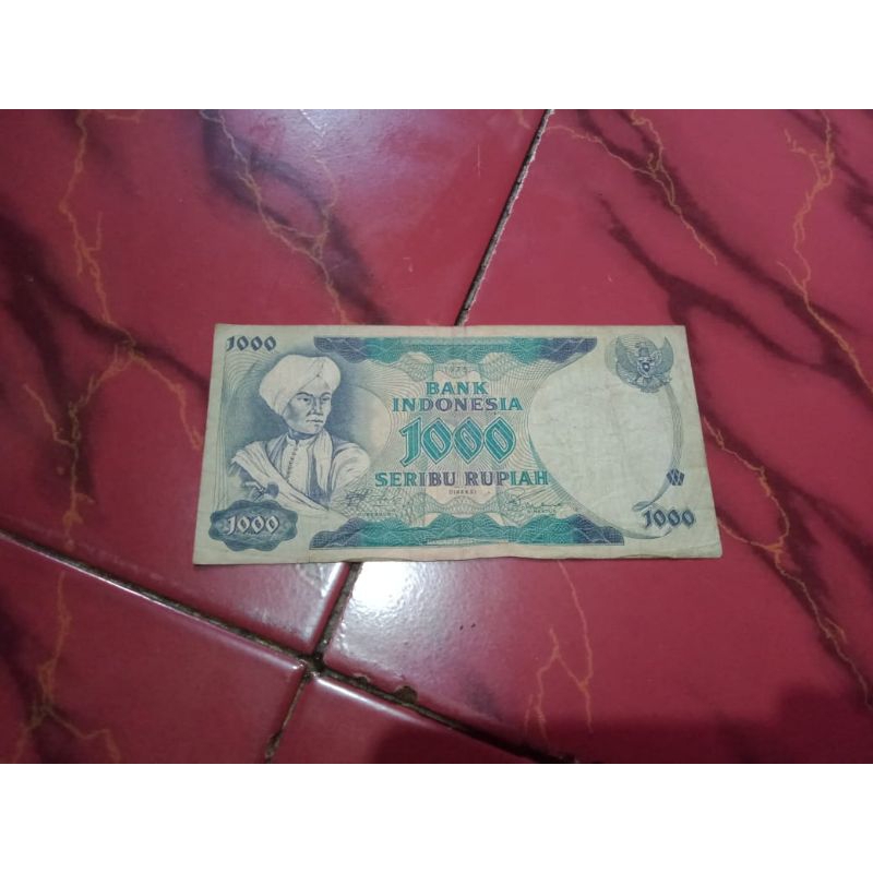 uangkuno 1000 rupiah pangeran Diponegoro original