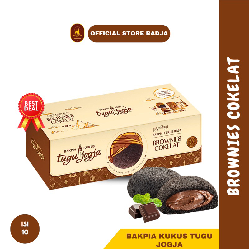 

[Isi 10] Bakpia Kukus Tugu Jogja Brownies Cokelat Travel Pack-Oleh Oleh Jogja