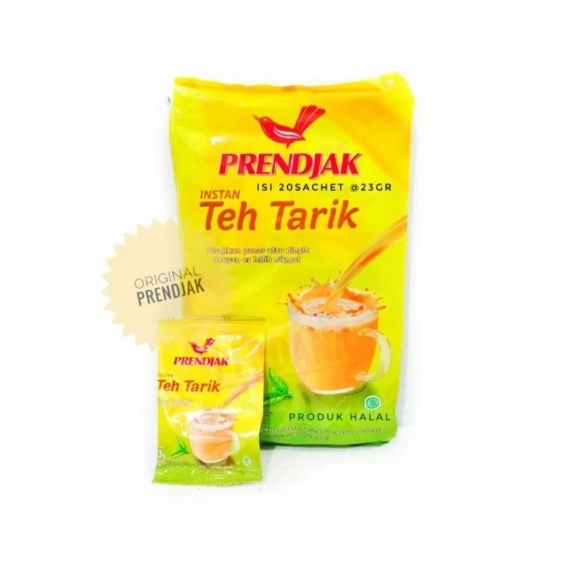 

Teh Tarik Prendjak Instant Kemasan Isi 20 Sachet