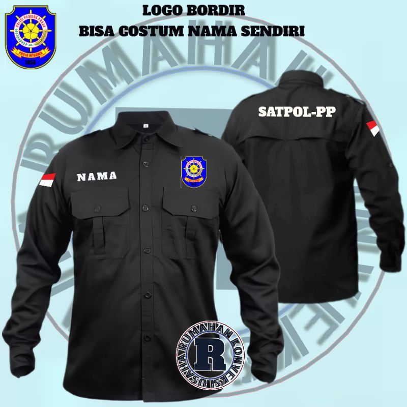 kemeja satpol-pp / kemeja pdh satpol-pp / kemeja pdl satpol-pp / kemeja lapangan satpol-pp /kemeja k