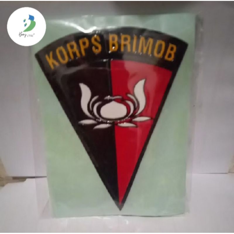 

Stiker Embos korp berimob segitiga