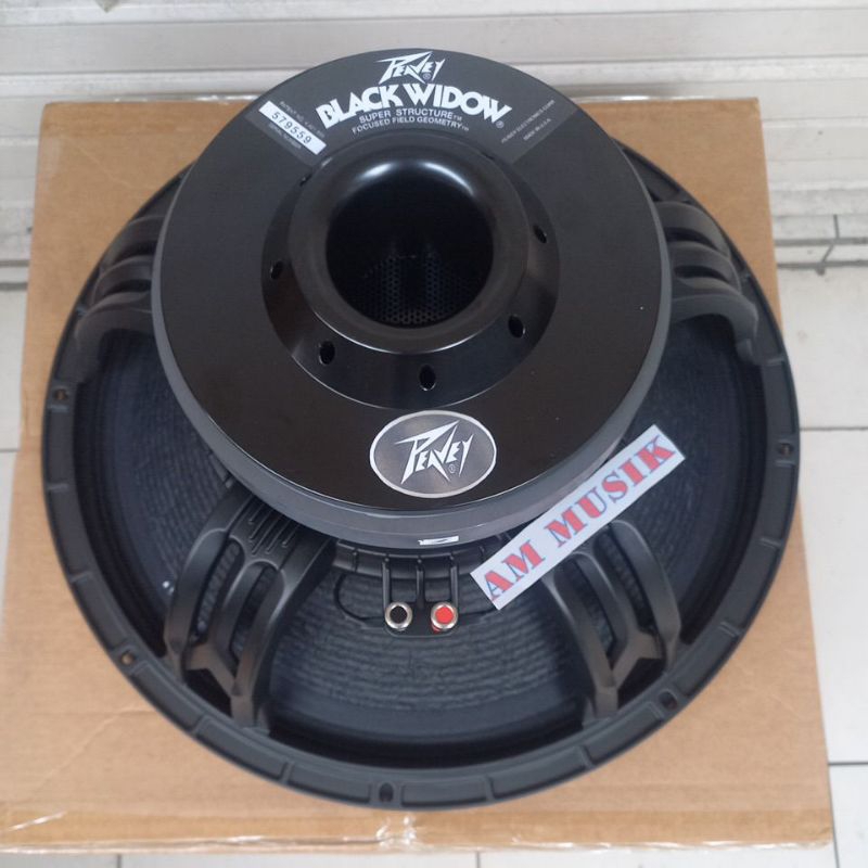 SPEAKER COMPONENT PEAVEY BLACK WIDOW 18 INCH VC 4 INCH 2400 WATT