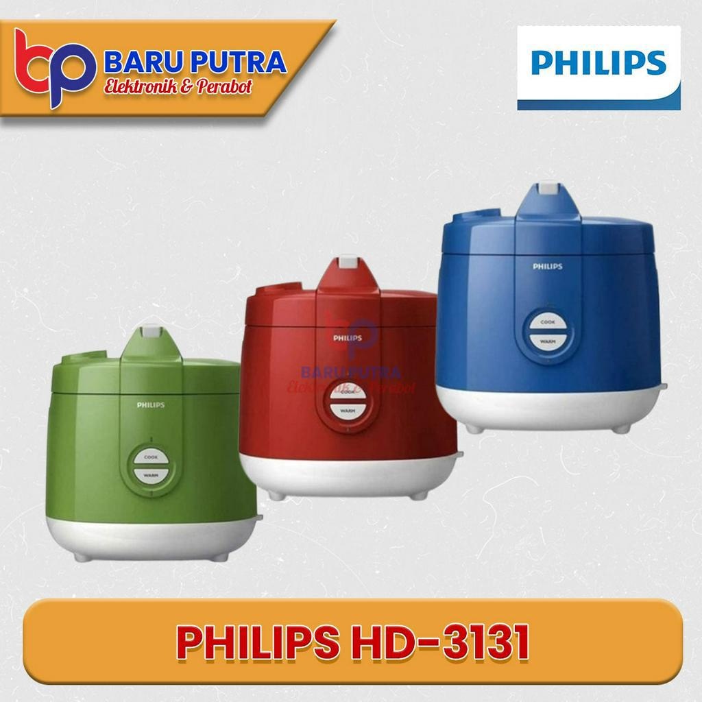 PHILIPS Rice Cooker HD 3131 Magic Com HD3131 Original - New - Merah