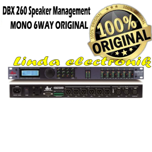 Speaker Management DBX-260 / DBX260 / DBX 260 MONO 6WAY ORIGINAL