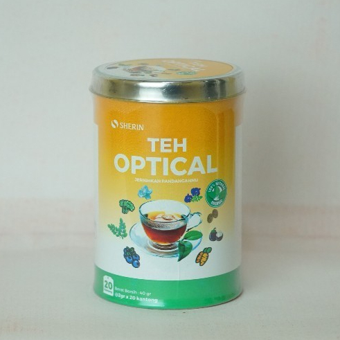 

Teh Optical Kemasan Kaleng | Herbal alami Kesehatan Mata | Isi 20 kantong