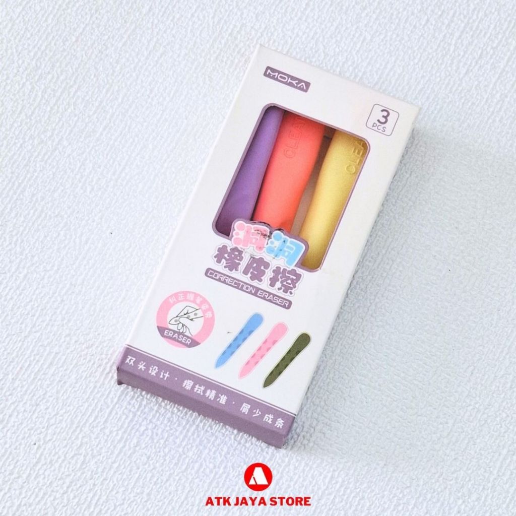 

Penghapus Bentuk Pensil Dengan 2 Tipe Ujung untuk menghapus Pensil / Twin Tip ERASER