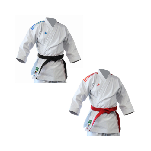 Adidas Karate Gi Kata Shori Combo Merah dan Biru WKF (KATA)
