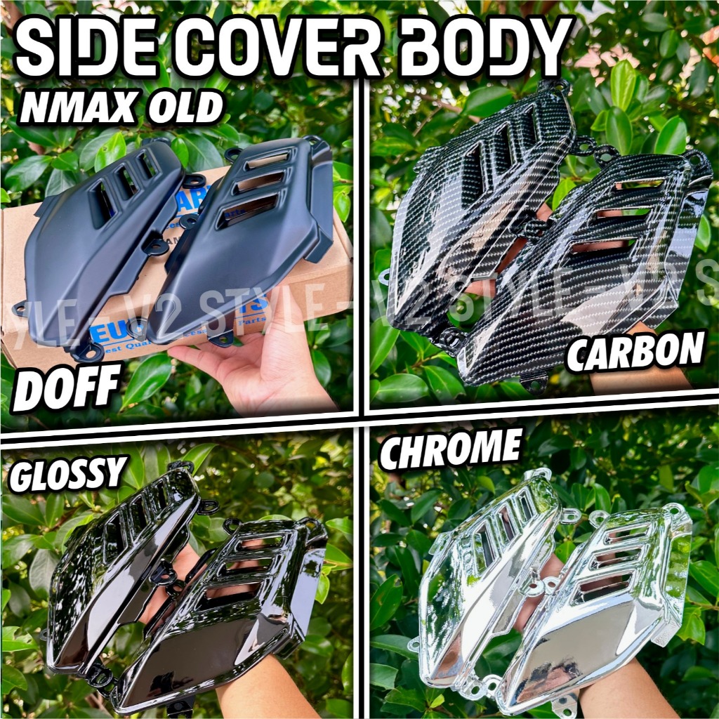 SIDE COVER BODY NMAX OLD COVER BODY SAMPING SET KIRI KANAN NMAX LAMA TAHUN 2015 - 2019 SIRIP HIU TUT