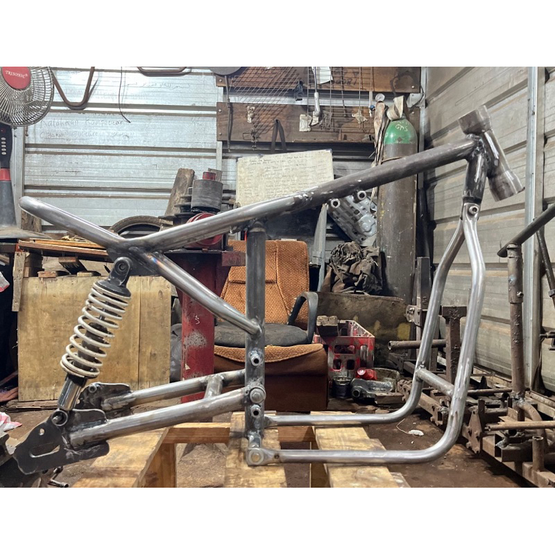 rangka monkey bobber pnp mesin tiger scorpio model enggal