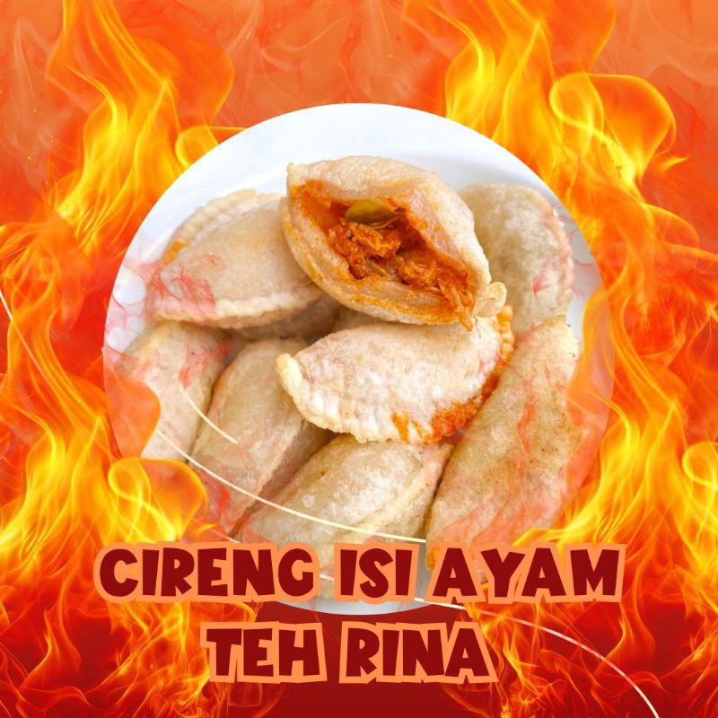 

Cireng Teh Rina (Cireng Isi Ayam Suwir Isi 10 pcs)