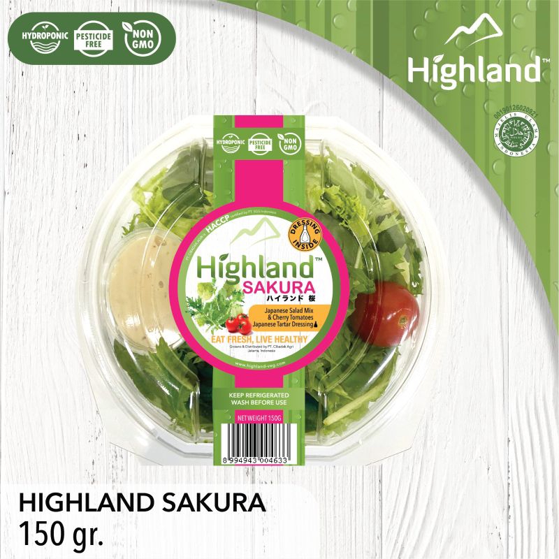 

Salad Highland Sakura 150 gr