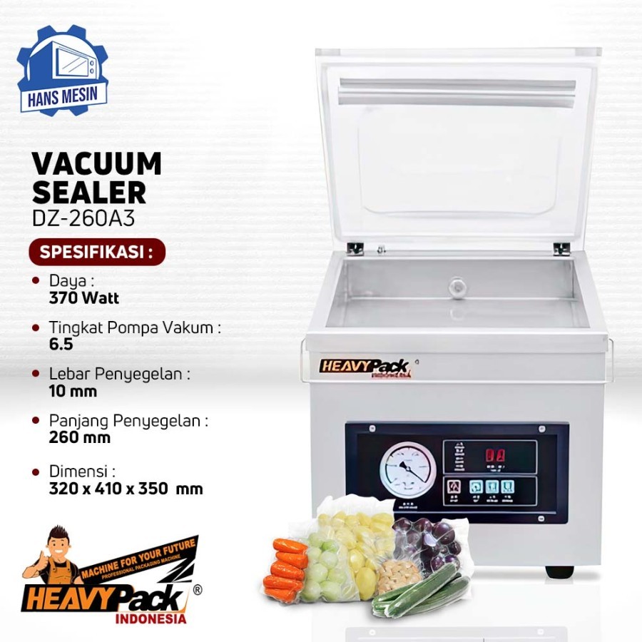 Vacuum Sealer HEAVYPACK DZ-260A3