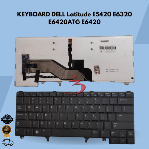 Keyboard DELL Latitude E5420 E6320 E6420ATG E6420 Black Backlight