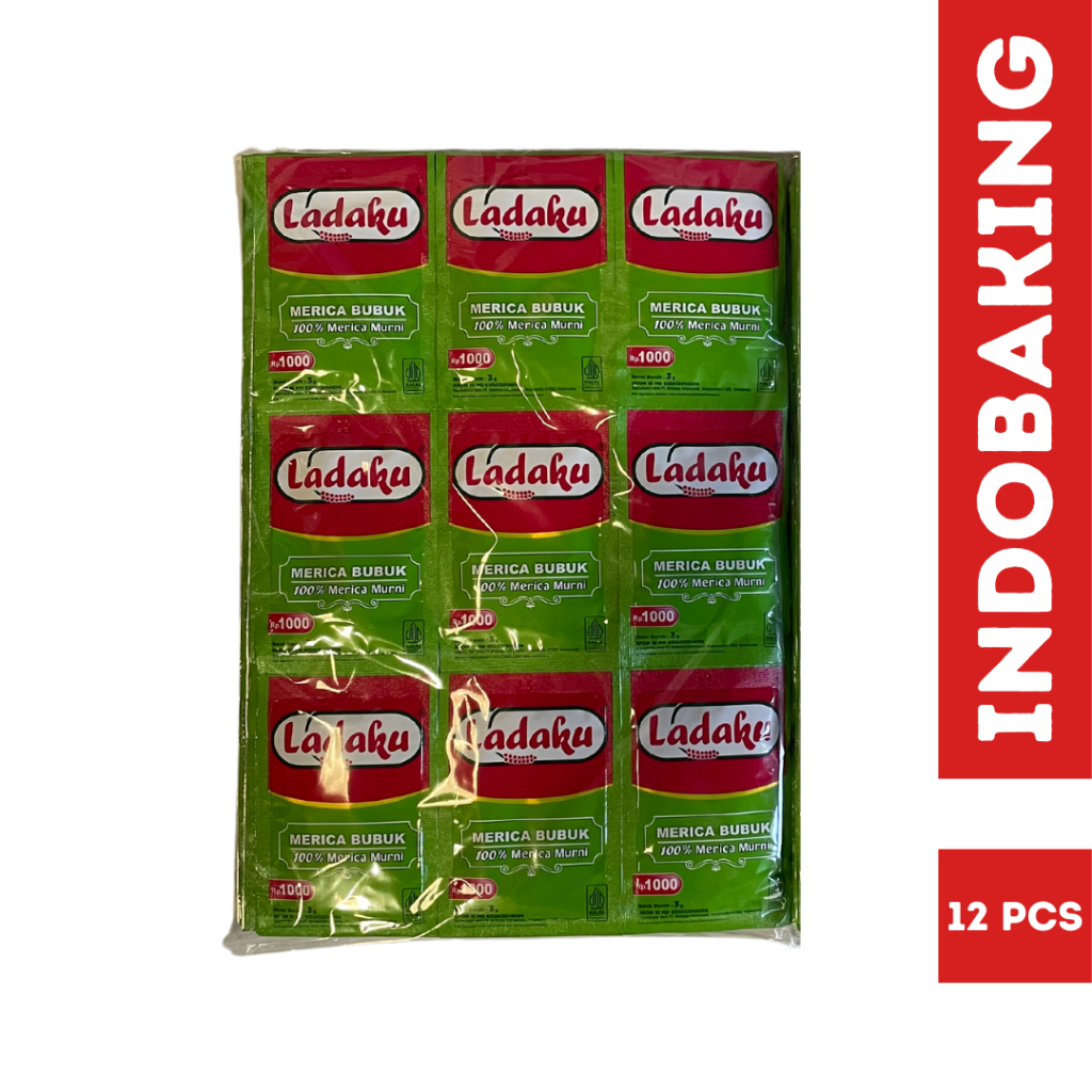 

Ladaku Merica Bubuk Murni Renceng 12 Sachet Lada Putih 3g
