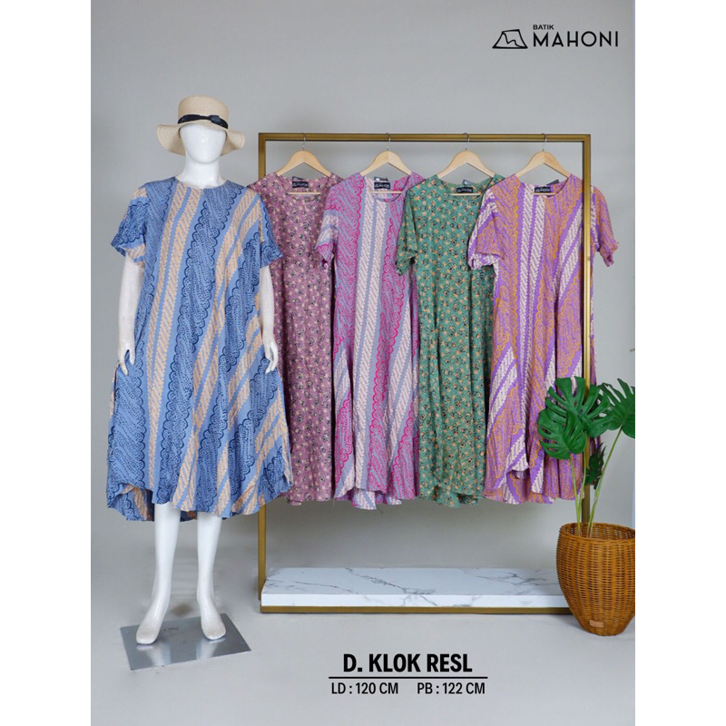 DASTER KLOK RELS CAP BATIK MAHONI