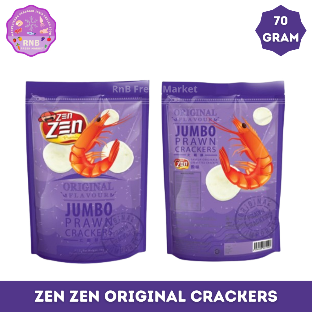 

Zen Zen Original Jumbo Prawn Crackers Netto 70 Gram