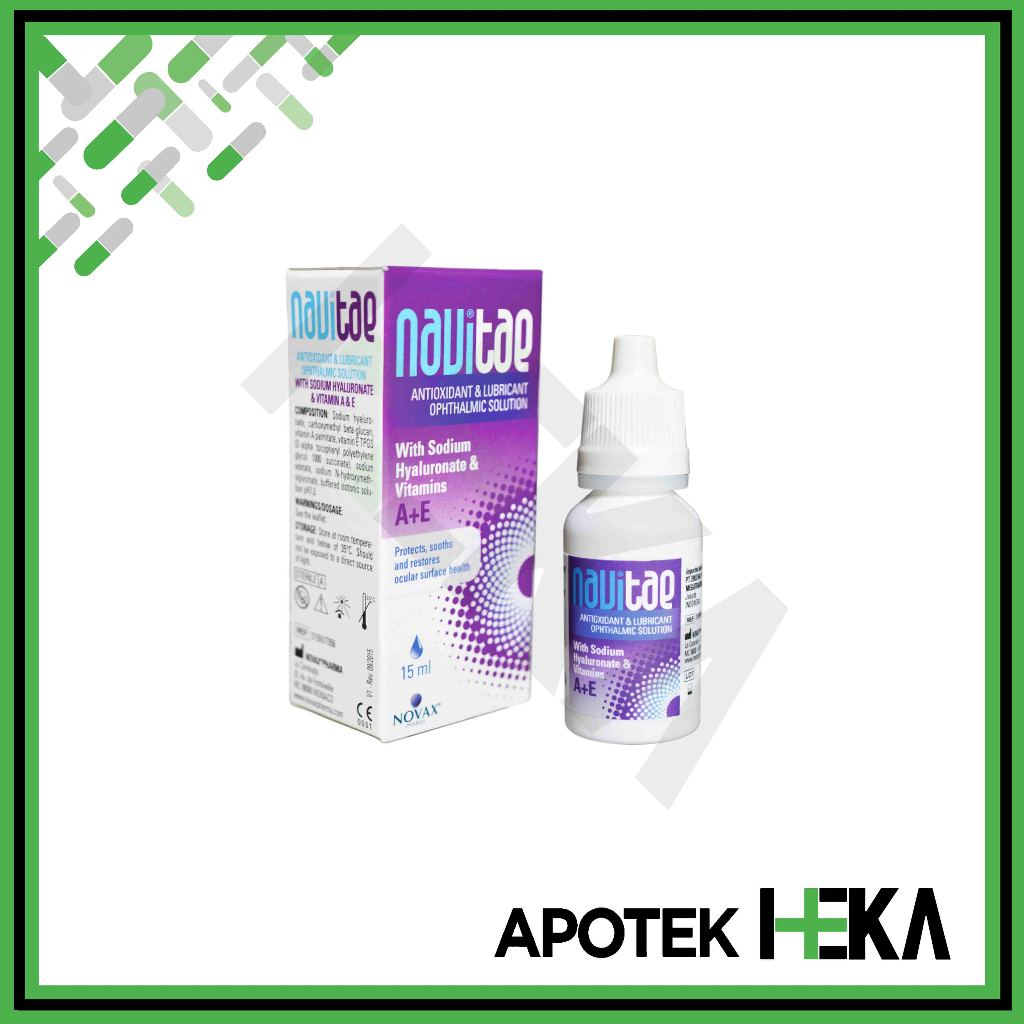 Navitae Tetes Mata Vitamin A E - Mata Kering [JAKSEL]
