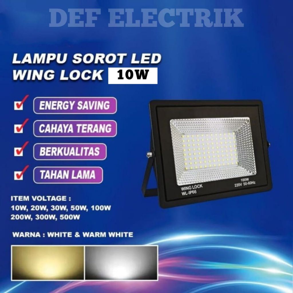 Lampu Sorot Ip66 10W Kap sorot Lampu Pangung 10Watt
