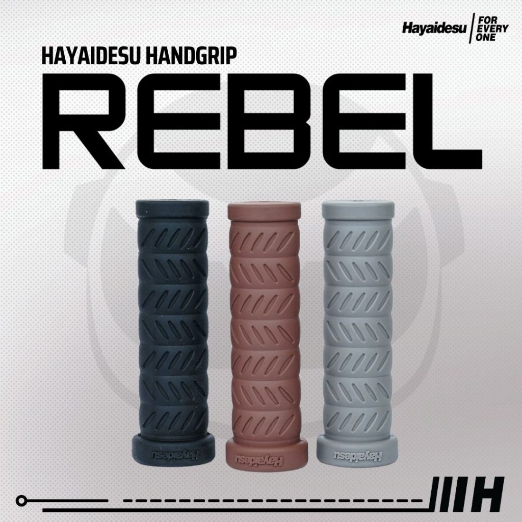 Hayaidesu Handgrip REBEL - Hand Grip Motor Klasik & Custom XSR,W175,Vulcan,Rebel,Enfield,Triumph,Ben