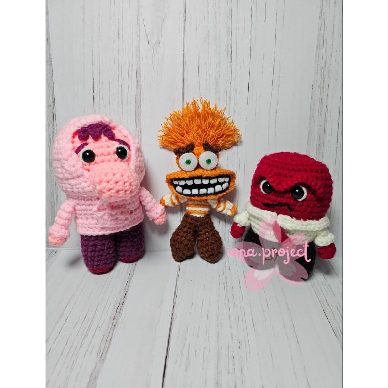 Inside Out Amigurumi / Boneka Rajut Inside Out