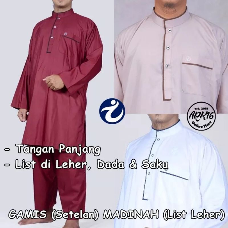 Gamis pria / setelan GAMIS MADINAH ALKHOIR termurah di temboro