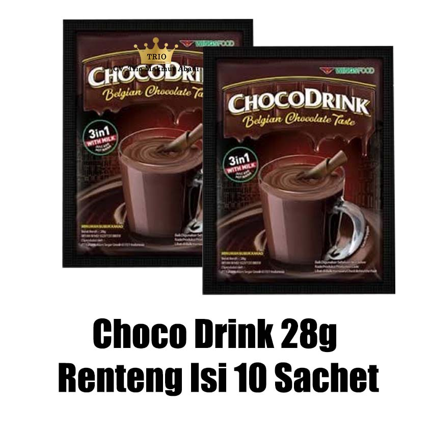

(renc/10 sachet) Chocodrink Belgian Chocolate serbuk