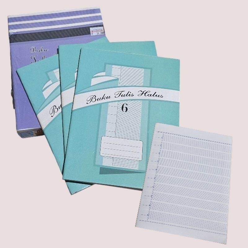 

( Murah ) Buku Tulis Garis 6 Buku Tulis Kotak Sedang Buku Tulis Sekolah
