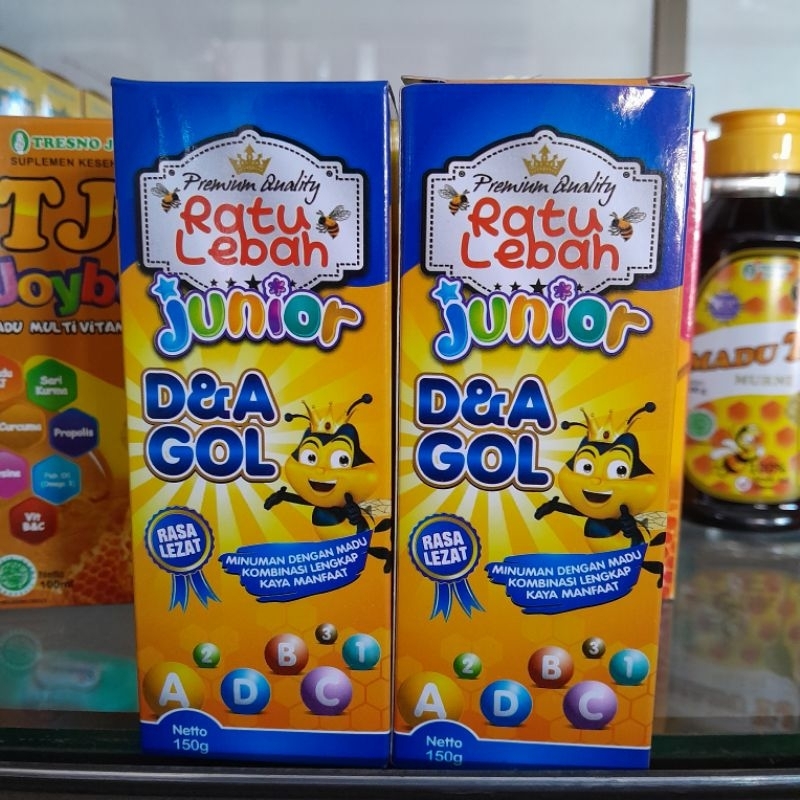

MADU ANAK RATU LEBAH JUNIOR DHA GOLD 150 GRAM