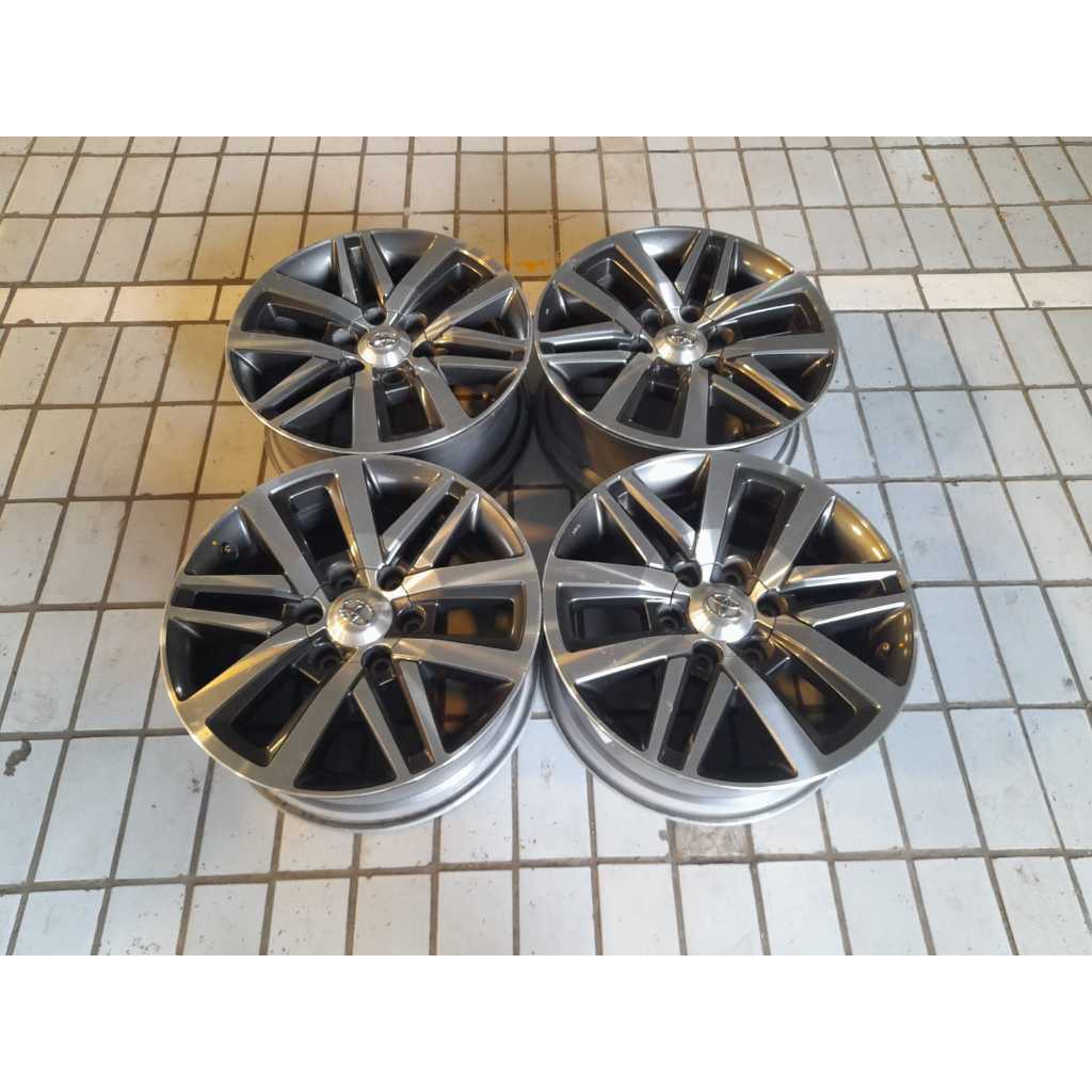 VELG MOBIL ORI STD FORTUNER VRZ RING 18 LEBAR 7,5 PCD 6X139 ET30 4pcs