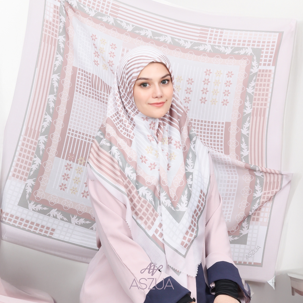 ASZUA - Hijab Square Scarf Zahira Premium by Alsyahra Exclusive