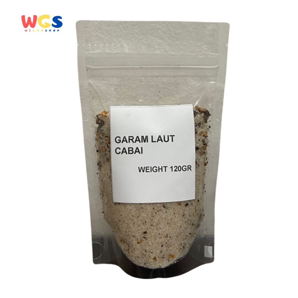 

Seasalt With Chilli 120g - Garam Laut Cabai