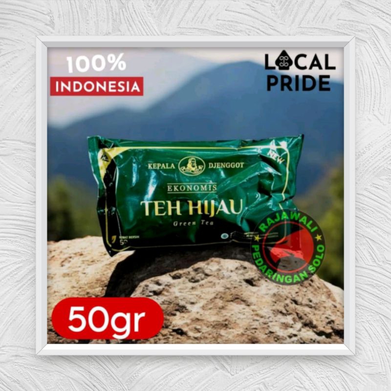 

TEH HIJAU TABUR KEPALA DJENGGOT GREEN TEA KEPALA DJENGGOT TEH HIJAU KEPALA JENGGOT 50GR + PACKING KARDUS