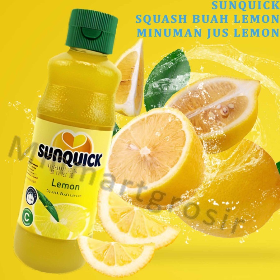 

Sunquick Lemon / Minuman Jus Lemon / Squash Buah Rasa Lemon / 330ml