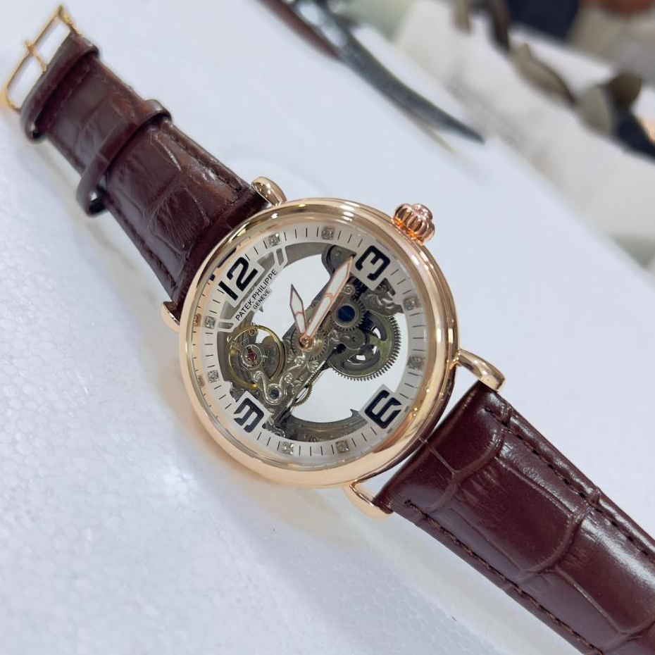 Jam Tangan Automatic Pria Kinetik Transparan Tembus Pandang