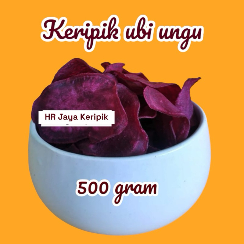 

PROMO 500gr keripik ubi ungu/manis/gurih