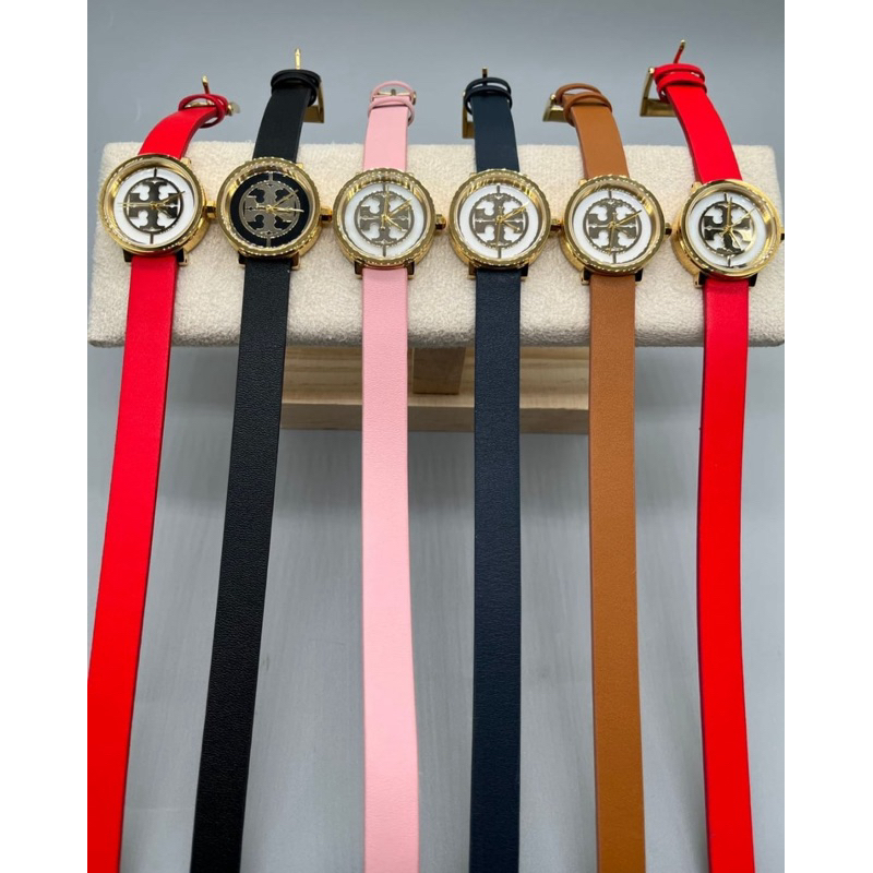 Jam tangan Wanita Tory Burch Reva Double Wrap Leather